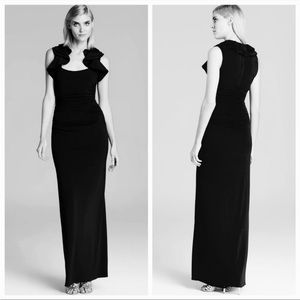 Laundry by Shelli Segal black gown worn ONCE!